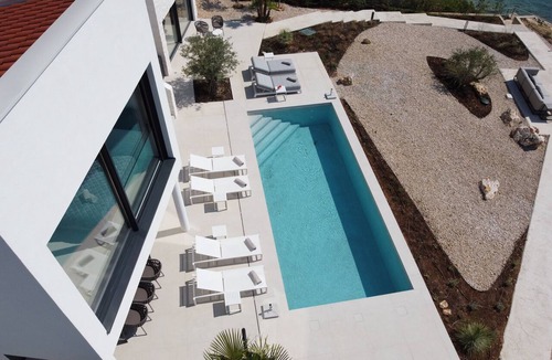 Stara Baska Villa | Villa Marim - Seafront with Private Beach Access