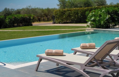 Kastelir-Labinci House | Villa Nura - Dream Villa with Ocean View, Pool, and Sauna