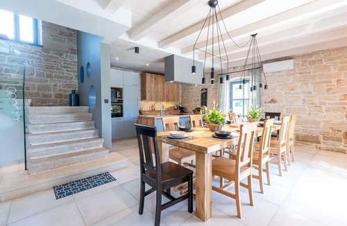 Brecevici Villa | Villa Pi with Heated Pool near Tinjan