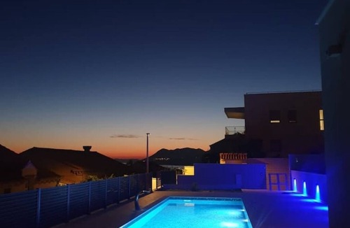 Gornji Kono Villa | Villa Sunset - Two Bedroom with Balcony and Sea View; Shared Swimming Pool
