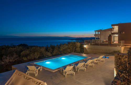 Veliko Brdo Apartment | Villa Violeta With Amazing Sea View