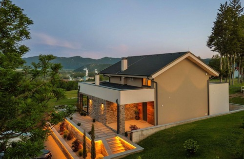 Fuzine Villa | Wonderful private villa for 10 guests with private pool, WIFI, hot tub, TV, terrace and pets all.