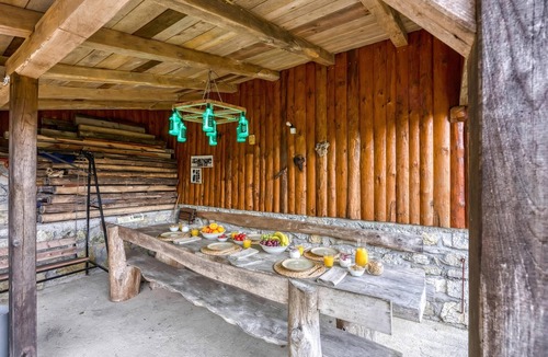 Kanal Ski Chalet | Wooden Chalet Kalanka in Nature, Kal nad Kanalom, Slovenia