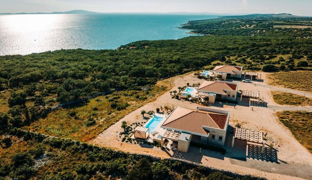 5* Luxury Seaview Villa Plant 4 with pool by Interhome in Novalja