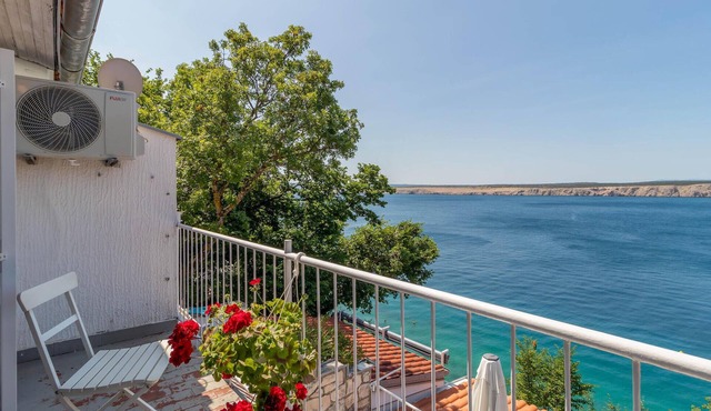 Beach front home in Jadranovo with house sea view