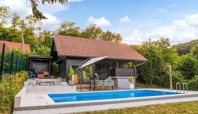 Beautiful home in Zabok with private swimming pool, can be inside or outside in Zabok