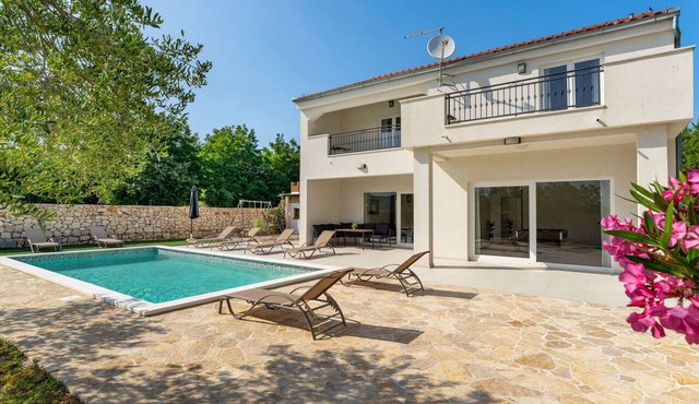 Beautiful private villa with private pool, A/C, WIFI, TV, terrace, pets allowed and panoramic view in Biograd Na Moru