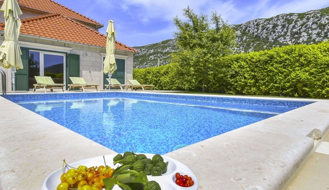 Beautiful private villa for 6 people with A/C, private pool, WIFI, TV, terrace and parking in Roglici