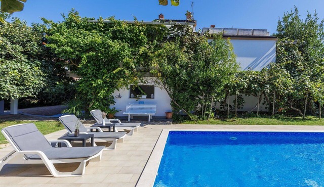 Beautiful private villa for 14 people with WIFI, private pool, A/C, TV and terrace in Umag