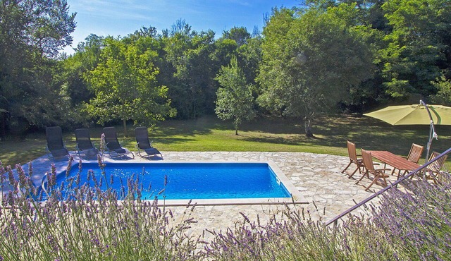 Beautiful villa for 6 people with A/C, private pool, WIFI, TV and terrace in Pazin