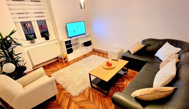 Charming 1-bedroom apartment in beautiful Zagreb, down town with WiFi, AC