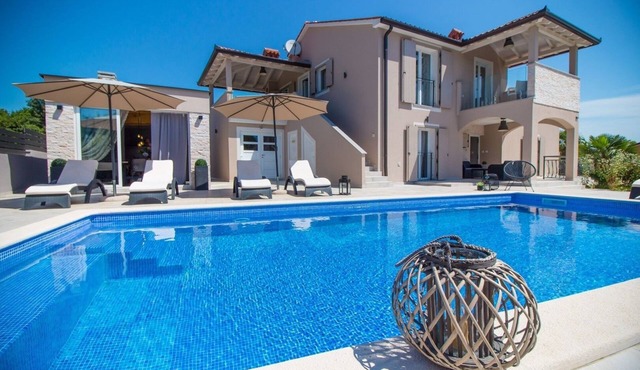 Family friendly house with a swimming pool Vinež, Labin (K-27521) in Vinez