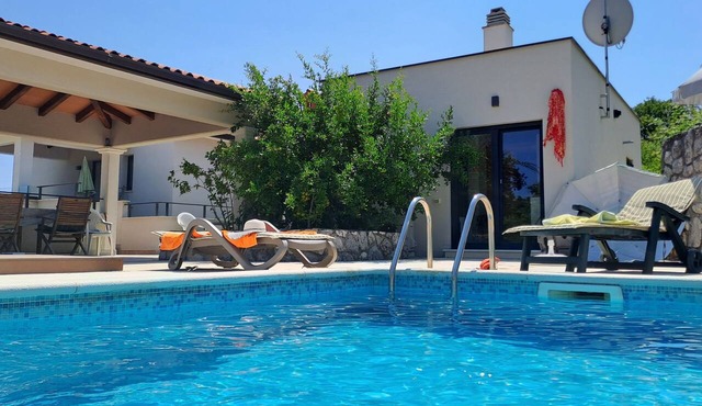 Family friendly house with a swimming pool Drenje, Labin (K-27499)