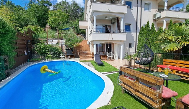Holiday house with a swimming pool Lovran, Opatija (K-24076)