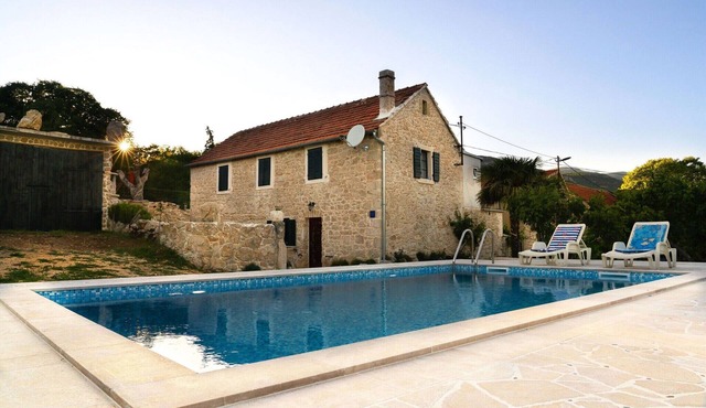 House in a scenic Siveric park