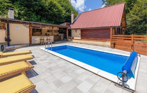 Lovely Home In Plesce With Private Swimming Pool, Can Be Inside Or Outside in Plešce