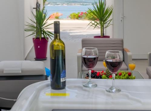 Luxury apartment on the beach in Trogir