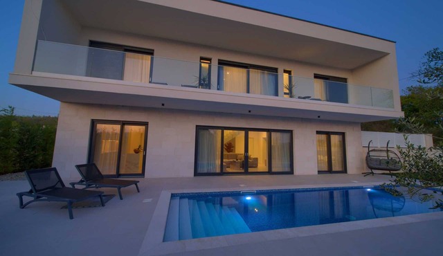 Modern Villa Sensei with Private Pool and Sea View