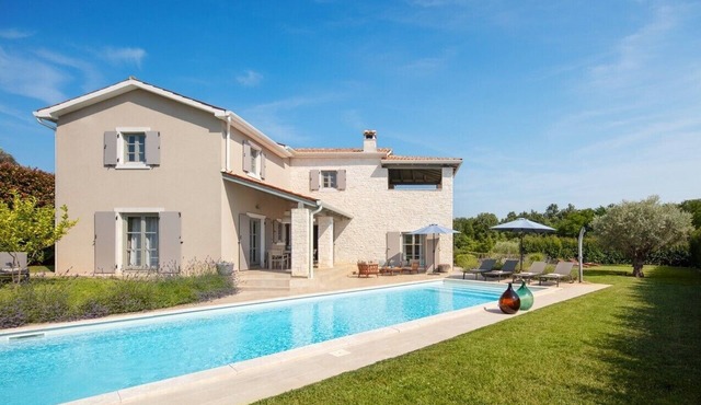 New! Villa Corinne with 42 m2 pool, sauna, family, bbq in Srebrnici