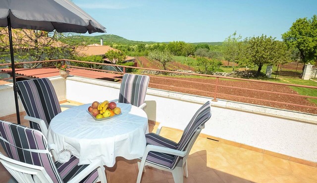 Nice apartment for 3 guests with A/C, WIFI, TV and terrace in Pazin