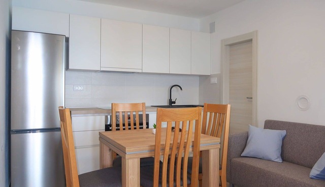 Nice apartment for 3 people with A/C, WIFI, TV and terrace in Senj