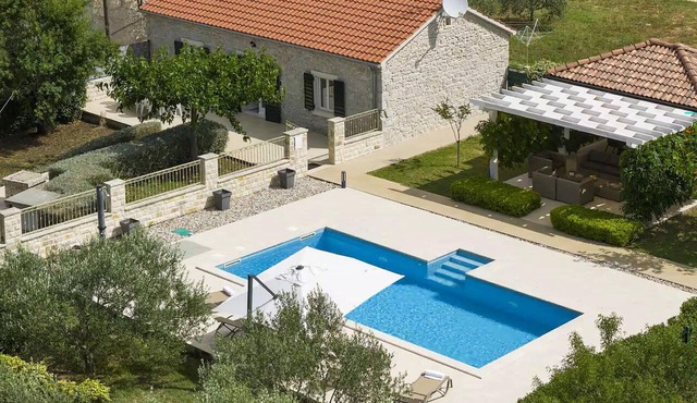 Nice home in Debeljak with private swimming pool, can be inside or outside in Debeljak