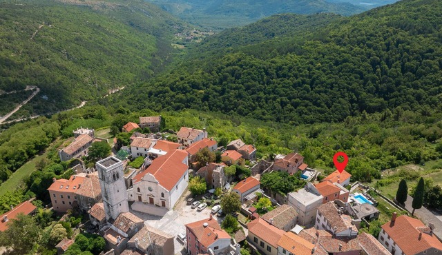 Nice home in Oprtalj with house a panoramic view