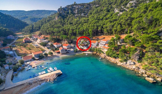 One bedroom apartment near beach Cove Vela Stiniva, Hvar (A-6864-b)