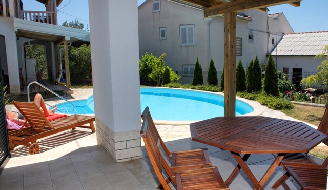 One bedroom apartment with a swimming pool Banjol, Rab (A-3215-a) in Rab