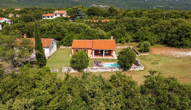 Pool House in Greenery near Trget, Labin, Croatia