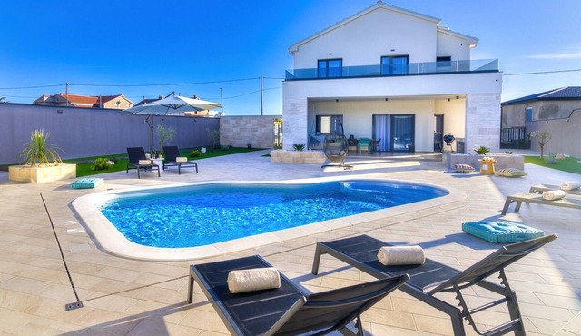 Pool Villa One/w Sauna and Jacuzzi, Novi Vinodolski, Croatia in Novi Vinodolski