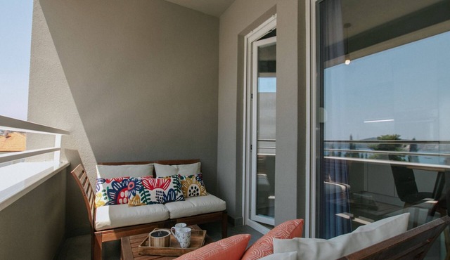 Scenic Sea View Apartment Trogir in Seget
