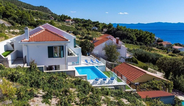Seaside luxury villa with a swimming pool Dingač - Potočine, Pelješac (K-27587) in Potomje