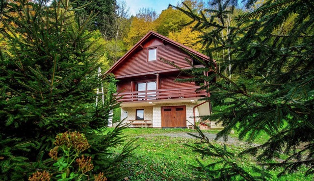 Serene holiday home in Doluš with private garden