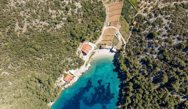 Studio flat near beach Cove Mala Pogorila, Hvar (AS-27650-a) in Bogomolje