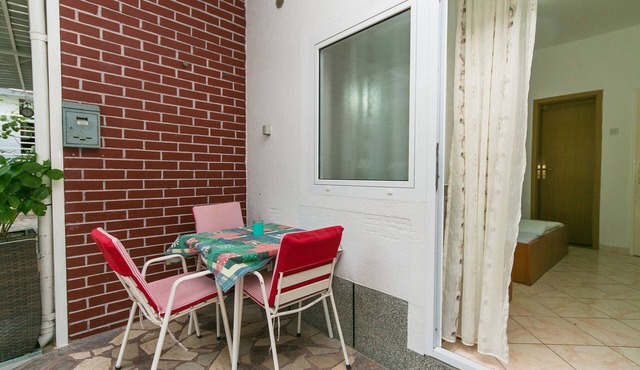 Studio flat with terrace Podaca, Makarska (AS-4734-a) in Podaca