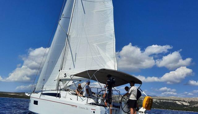 Sun-Kissed Sailing Adventure in Zadar, Croatia