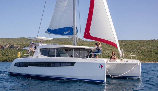 Sun-Kissed Sailing Adventure in Split-Dalmatia, Croatia in Marina
