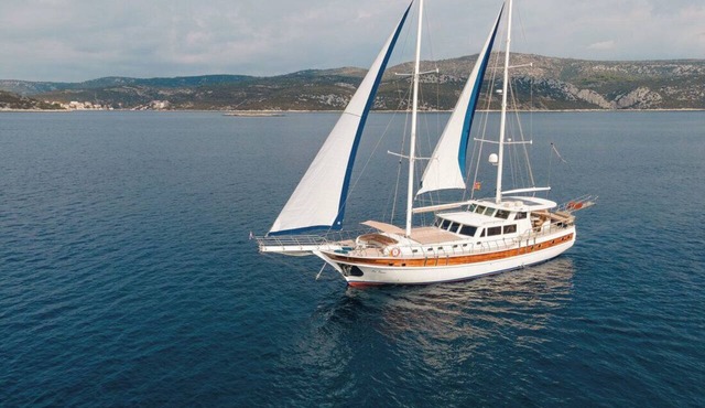 Sun-kissed Sailing Adventure in Split-Dalmatia, Croatia in Trogir