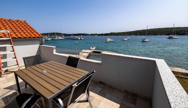 Two bedroom apartment with balcony and sea view Ilovik, Lošinj (A-25973-a) in Ilovik