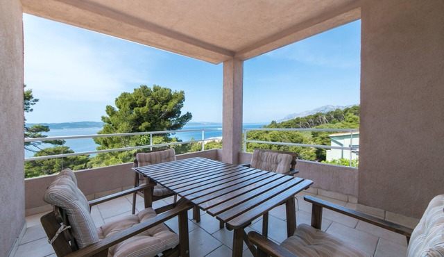 Two bedroom apartment with terrace and sea view Brela, Makarska (A-16596-a) in Brela