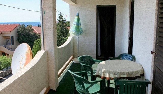 Two bedroom apartment with terrace and sea view Mandre, Pag (A-3084-c)