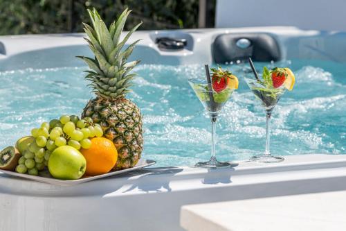 Vardio Lux Family Apartment with Jacuzzi near Dubrovnik in Makoše