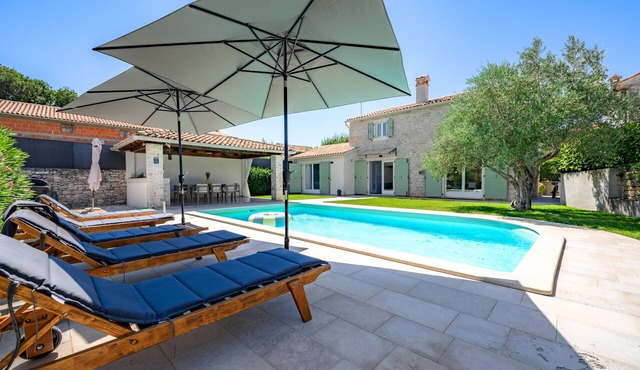 Villa Veromi with private pool in Istria in Orbani