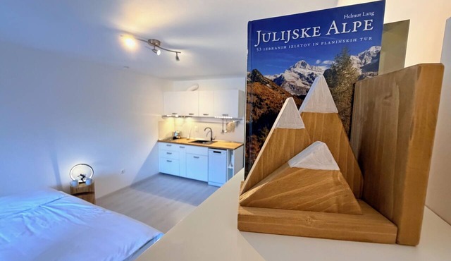 White Peak - stylish alpine base for two in charming Bovec in Bovec