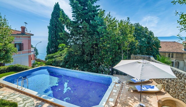 Wonderful private villa with hot tub, WIFI, private pool, A/C, TV, terrace and pets allowed in Rijeka