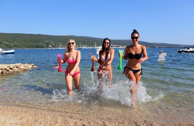 Studio flat with terrace and sea view Kornić, Krk (AS-415-a) in Kornic