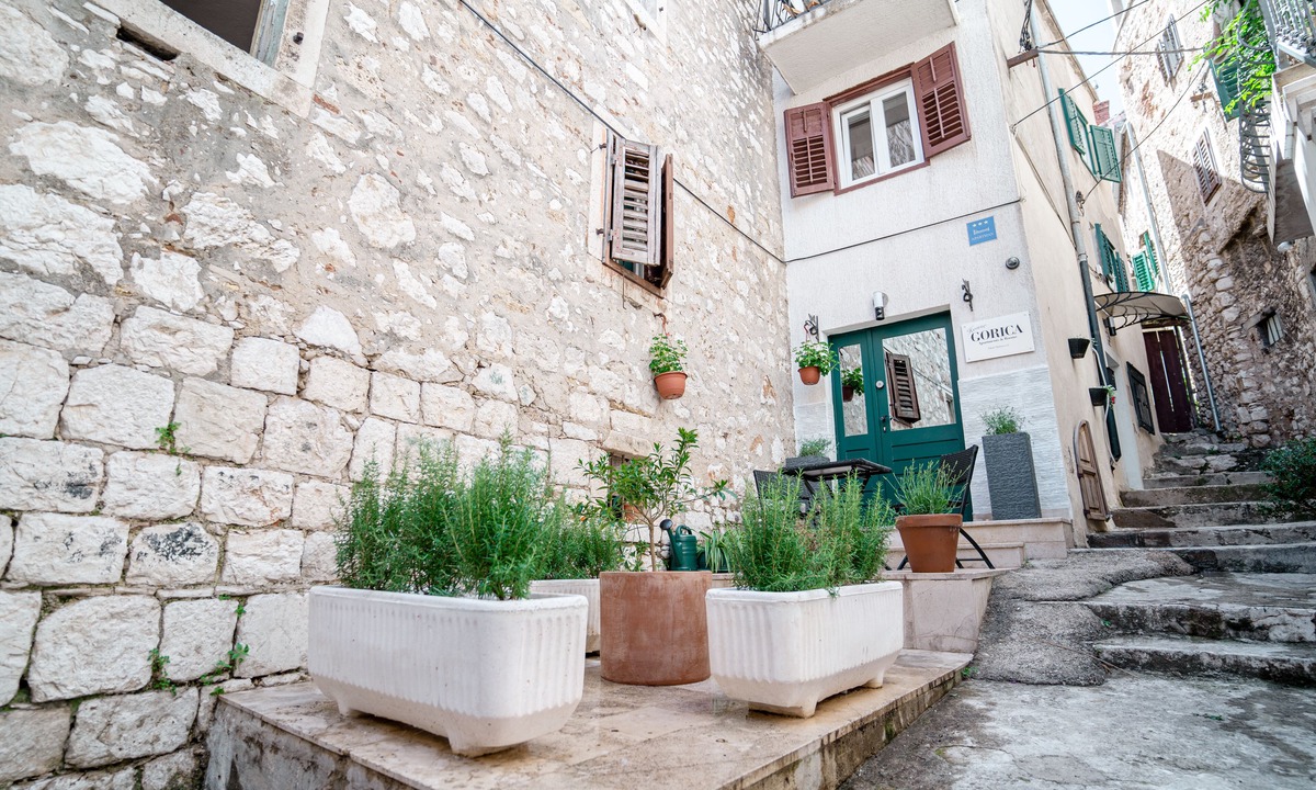 Sibenik Old Town House | House Gorica Studio Apartment with Terrace Double or Twin