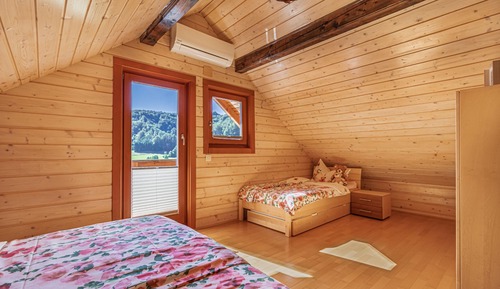 Family Chalet, 2 Bedrooms, Balcony, Mountainside (House of Nature Glamping & Sauna)