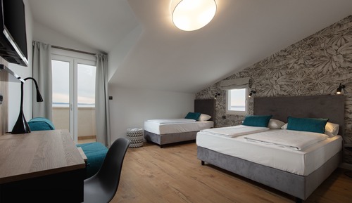 Triple Room, Balcony, Sea View